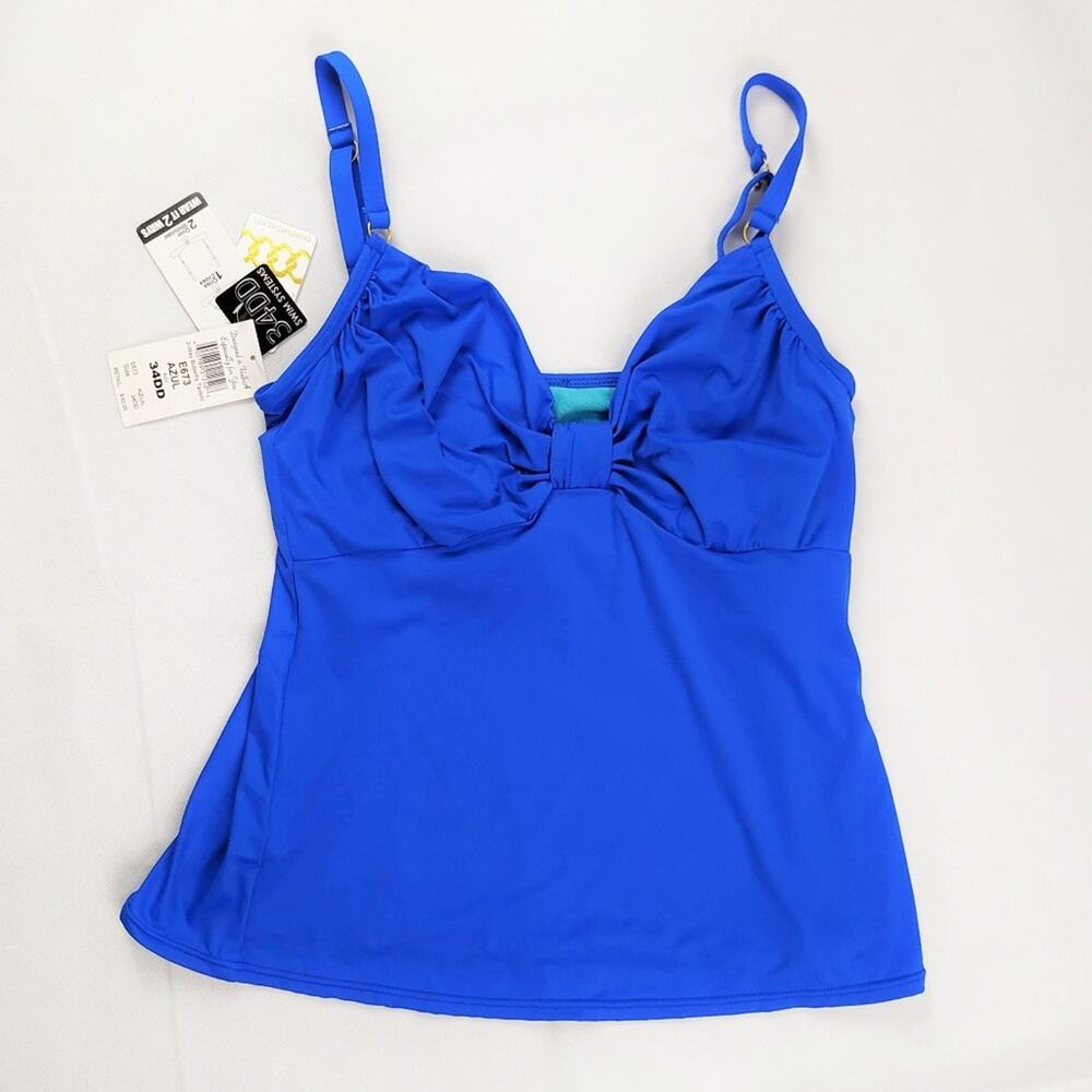 Swim Systems 2-Way Butterfly Tankini Top 34DD
